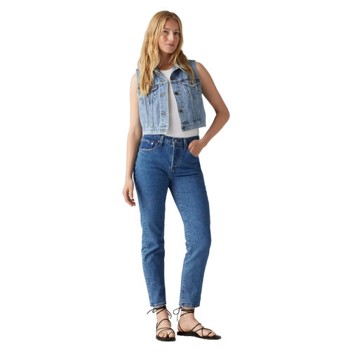 Pantalón Vaquero Levis Jean Crop 501 Jazz Pop de Pierna Recta W25L28