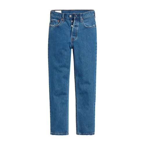 Pantalón Vaquero Levis Jean Crop 501 Jazz Pop de Pierna Recta W25L28