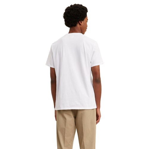 Camiseta Blanca Levis Housemark Original White con Logotipo Pequeño XS