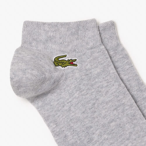 Pack de 3 Calcetines Bajos Gris/Azul/Blanco Lacoste 35/38