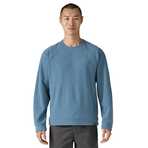 Sudadera Azul Patagonia Men´s Micro D Fleece Crewneck Still Blue Con Forro Polar S