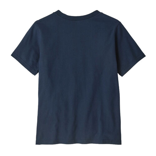 Camiseta Azul Marino Patagonia Kids'' P-6 Logo T-Shirt New Navy  XS (5/6)