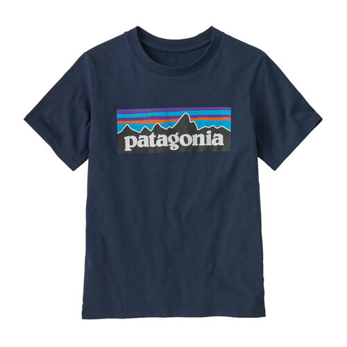 Camiseta Azul Marino Patagonia Kids'' P-6 Logo T-Shirt New Navy  XS (5/6)