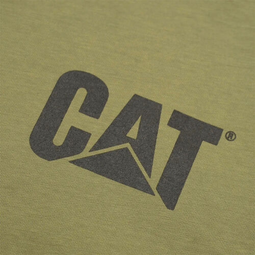 Camiseta Verde Cat 4 Tonal Logo Capulet Olive T-Shirt Workwear S