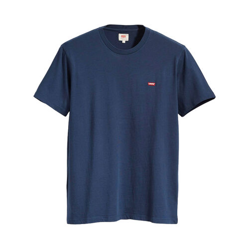 Camiseta Azul Marino Levis Housemark Original Mineral Dress Blues con Logotipo Pequeño XS