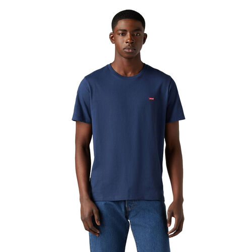 Camiseta Azul Marino Levis Housemark Original Mineral Dress Blues con Logotipo Pequeño XS