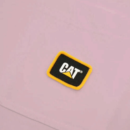 Camiseta Rosa Cat Silicon Logo T-Shirt Bone Con Bolsillo Oversized S