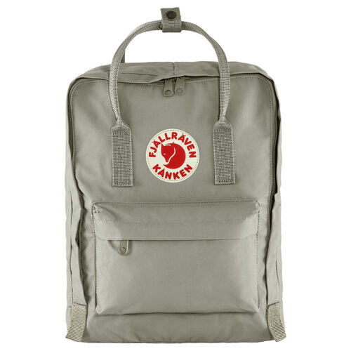 Mochila Gris Fjallraven Kanken Fog 16L Resistente y Versátil