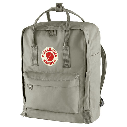 Mochila Gris Fjallraven Kanken Fog 16L Resistente y Versátil
