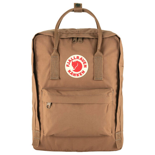 Mochila Marrón Fjallraven Kanken Khaki Dust 16L Resistente y Versátil
