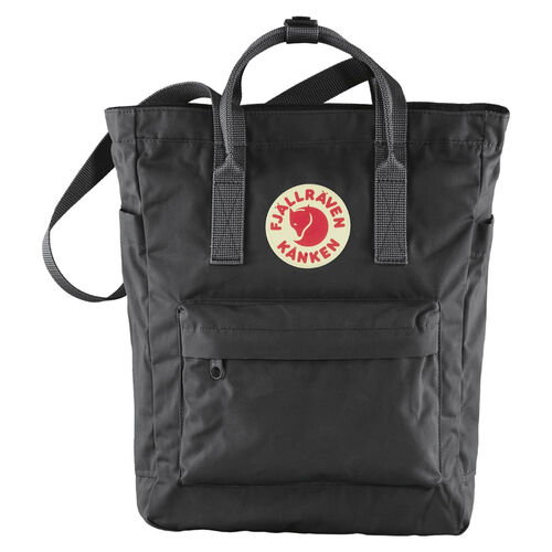 Mochila Negra Fjallraven Kånken Totepack Black Ligera y Versátil 