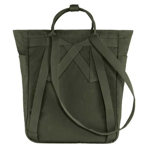 Mochila Verde Fjallraven Kånken Totepack Deep Forest Ligera y Versátil 