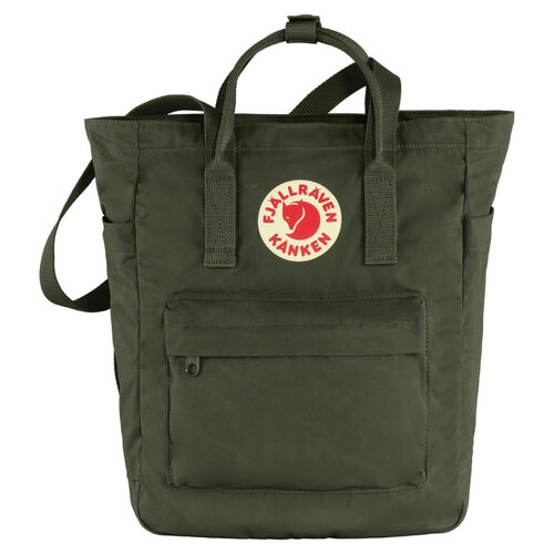 Mochila Verde Fjallraven Kånken Totepack Deep Forest Ligera y Versátil 