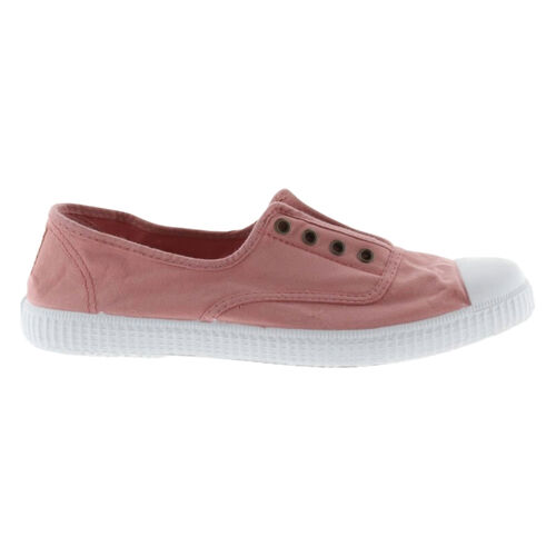 Zapatillas Rosas Victoria Inglesa Lona Drec Elástico Nude Cómodas y Ligeras 37