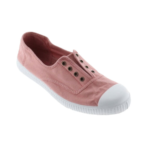 Zapatillas Rosas Victoria Inglesa Lona Drec Elástico Nude Cómodas y Ligeras 37