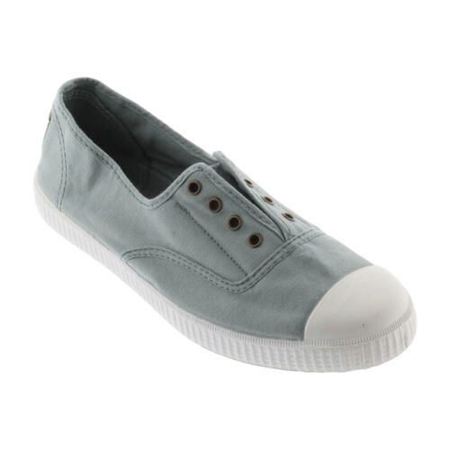 Zapatillas Verde Victoria Inglesa Lona Drec Elástico Jade Cómodas y Ligeras 36