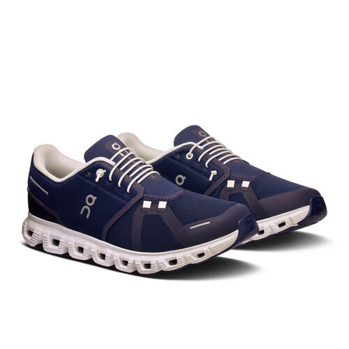 Zapatillas Azules On Running Cloud 6 Midnight White Cómodas y Ligeras  41