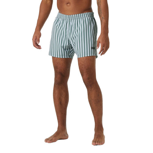 Bañador Verde Helly Hansen de Rayas Newport Swim Trunks Grey Cactus S