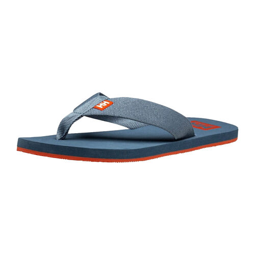 Chanclas Azul Marino Helly Hansen Logo Sandals 2.0 Washed Navy Flexible con Plantilla de Espuma 42.5