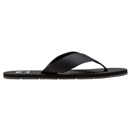Chanclas Negras Helly Hansen Logo Sandals 2.0 Black Flexible con Plantilla de Espuma 42.5