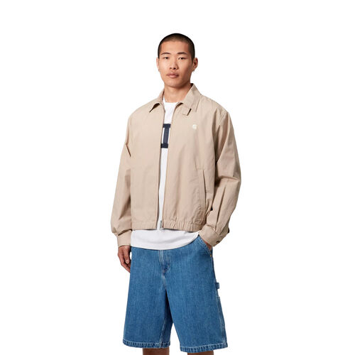 Chaqueta Beige Carhartt Duke Jacket Wall/Wax Suave Y Ligera M