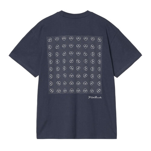 Camiseta Azul Carhartt Furoshiki T-Shirt Blue de Corte Holgado S