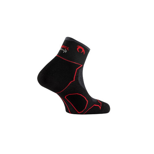 Calcetines Lurbel Desafio Three Negro - Rojo 36/38