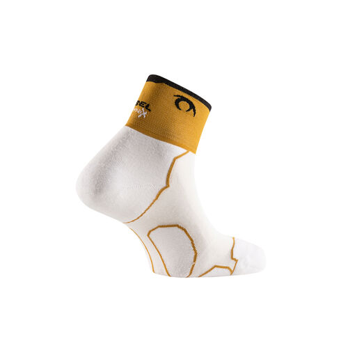Calcetines Lurbel Desafio Three Blanco - Amarillo Ambar 36/38