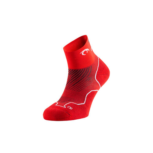 Calcetines Lurbel Distance Three Rojo - Blanco 36/38