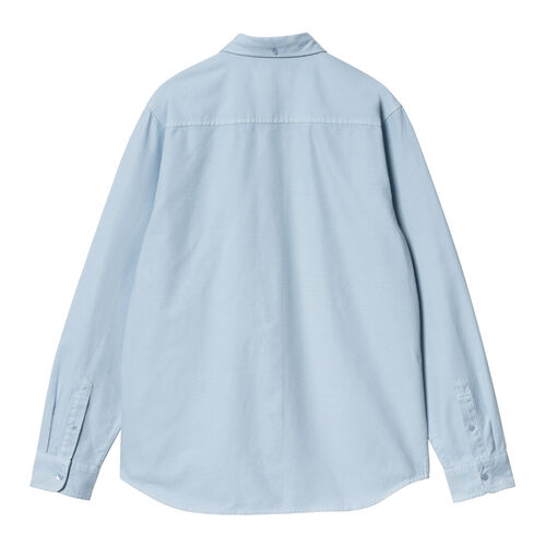 Camisa Carhartt Azul Bolton Shirt Air Sky Clásica Abotonada S