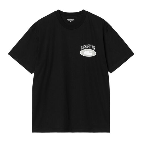 Camiseta Negra Carhartt Tire T-Shirt Black de Corte Holgado XS