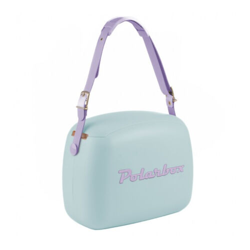Nevera CoolerBag 6L Celeste Malva Pop - Pop con Asa Malva Polarbox