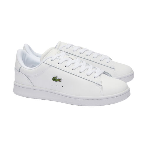 Zapatillas Blancas Lacoste Carnaby Set de Piel Clásica y Elegante 36