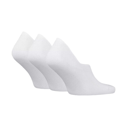 Pack de 3 Calcetines Blancos Levis Altos de Algodón Reciclado con el Logo Batwing 43/46