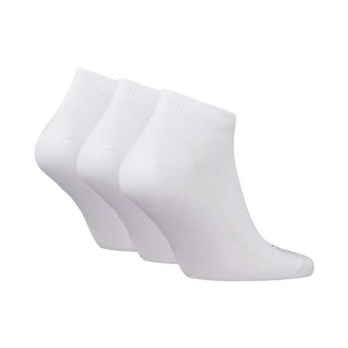 Pack 3 Calcetines Levis Bajos Blancos de Algodón con el Logo Batwing 43/46