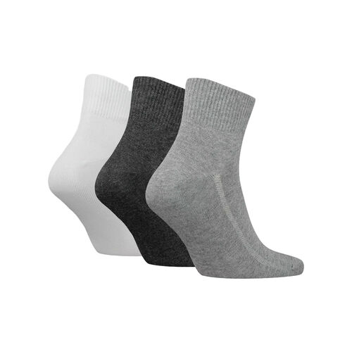 Pack 3 Calcetines Levis de Media Altura Combo Gris de Algodón con el Logo Batwing GRIS 43/46