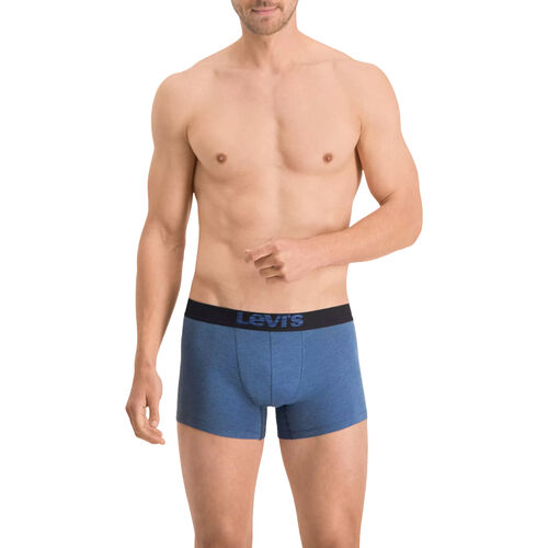 Pack de 2 Calzoncillos Boxer Levis Dark Blue de Algodón Elástico S