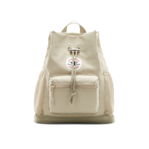 Mochila Verde Converse Go Lo Cinched Bucket Bag Medium Green Ligera y Versátil 