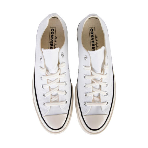 Zapatillas Converse Blancas Bajas Chuck 70 OX de Estilo Retro BLANCO 35