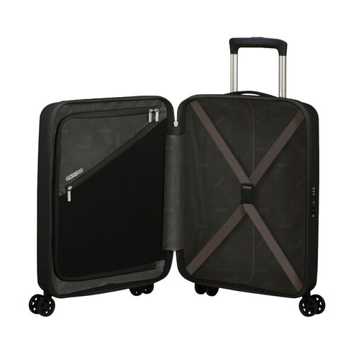 Maleta de Cabina Negra American Tourister Rejoy Spinner 55cm True Black Resistente 