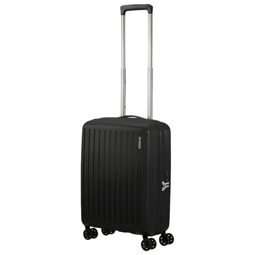 Maleta de Cabina Negra American Tourister Rejoy Spinner 55cm True Black Resistente 