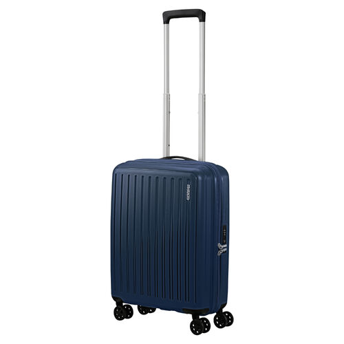 Maleta de Cabina Azul American Tourister Rejoy Spinner 55cm Navy Blue Resistente 