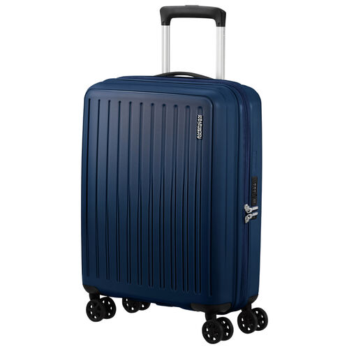 Maleta de Cabina Azul American Tourister Rejoy Spinner 55cm Navy Blue Resistente 