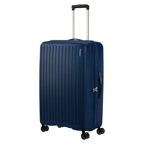 Maleta Grande Azul American Tourister Rejoy Spinner 77cm Navy Blue Resistente 