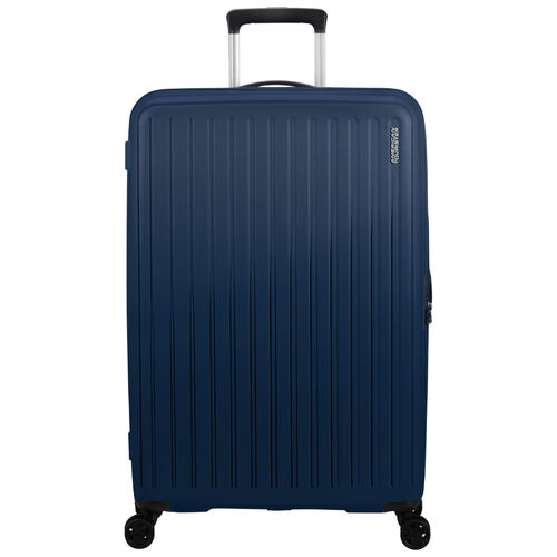 Maleta Grande Azul American Tourister Rejoy Spinner 77cm Navy Blue Resistente 