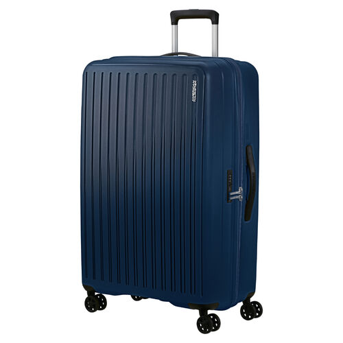 Maleta Grande Azul American Tourister Rejoy Spinner 77cm Navy Blue Resistente 