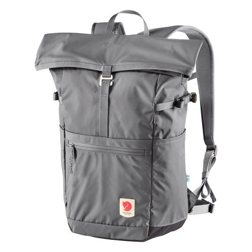 Mochila Gris Fjallraven High Coast Foldsack 24L Shark Grey Ligera y Versátil 
