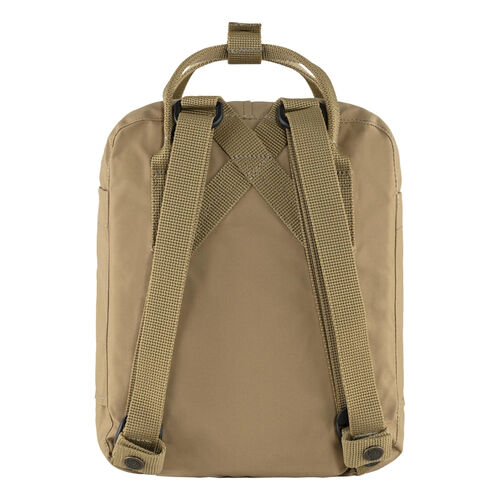 Mochila Beige Fjallraven Kanken Mini Clay 7L Versátil y Resistente