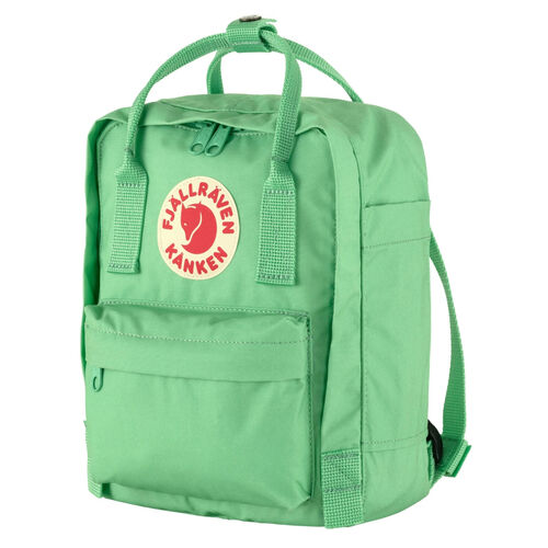 Mochila Verde Fjallraven Kanken Mini Os Apple Mint 7L Versátil y Resistente 