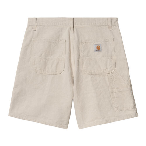 Bermudas Beige Carhartt Walter Single Knee Short Natural de Corte Relajado BEIGE S
